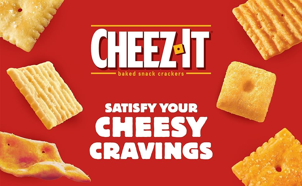 Cheez-It Baked Snack Crackers; Satisfy Your Cheesy Cravings